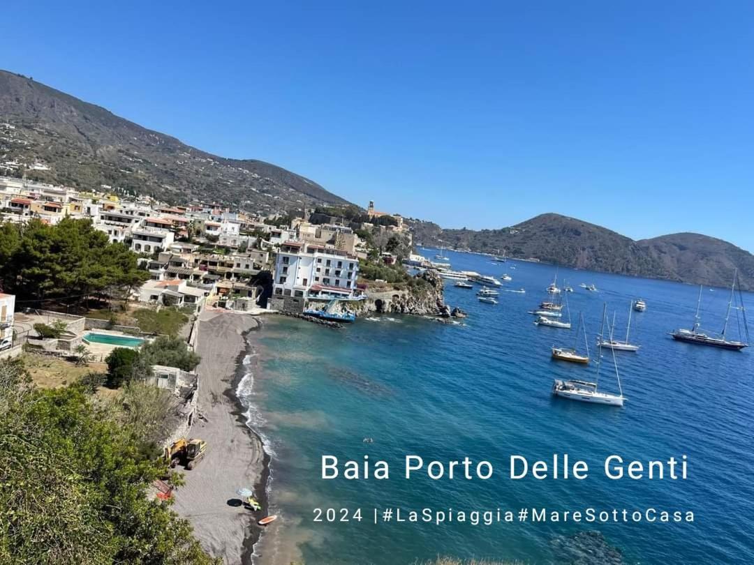 Da Federica Casa Vacanze Baia Porto Delle Genti 利帕里 外观 照片